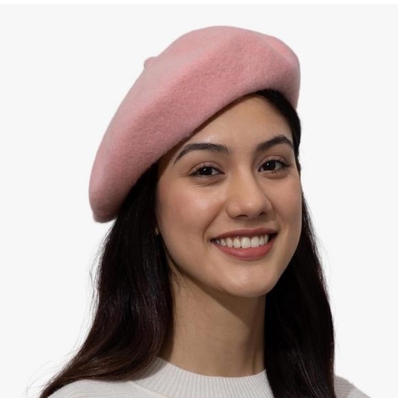 C&D Accessories - Chic Women's Pink Beret